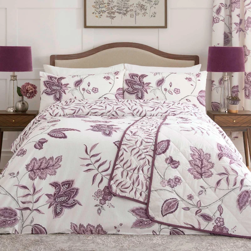 Overstock Sale Samira Duvet Cover Set Plum