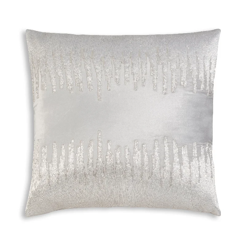 Big Deal Sayra Grey Silver Pillow