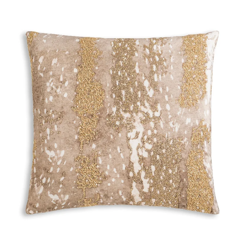 The Best Deal Sayra Stone Gold Pillow