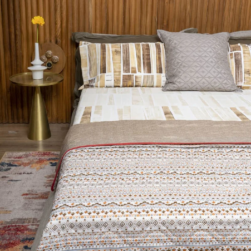 Daily Special Cotton Bedsheet + AC Blanket Combo Pack - (Combo 9 - Sky scrapper Mustard + Mexico) Daily Special Cotton Bedsheet + AC Blanket Combo Pack - (Combo 9 - Sky scrapper Mustard + Mexico)