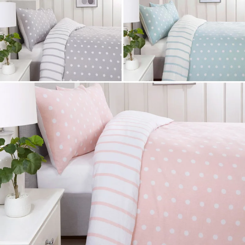 Special Discount So Soft Spots & Stripes Duvet Cover Set