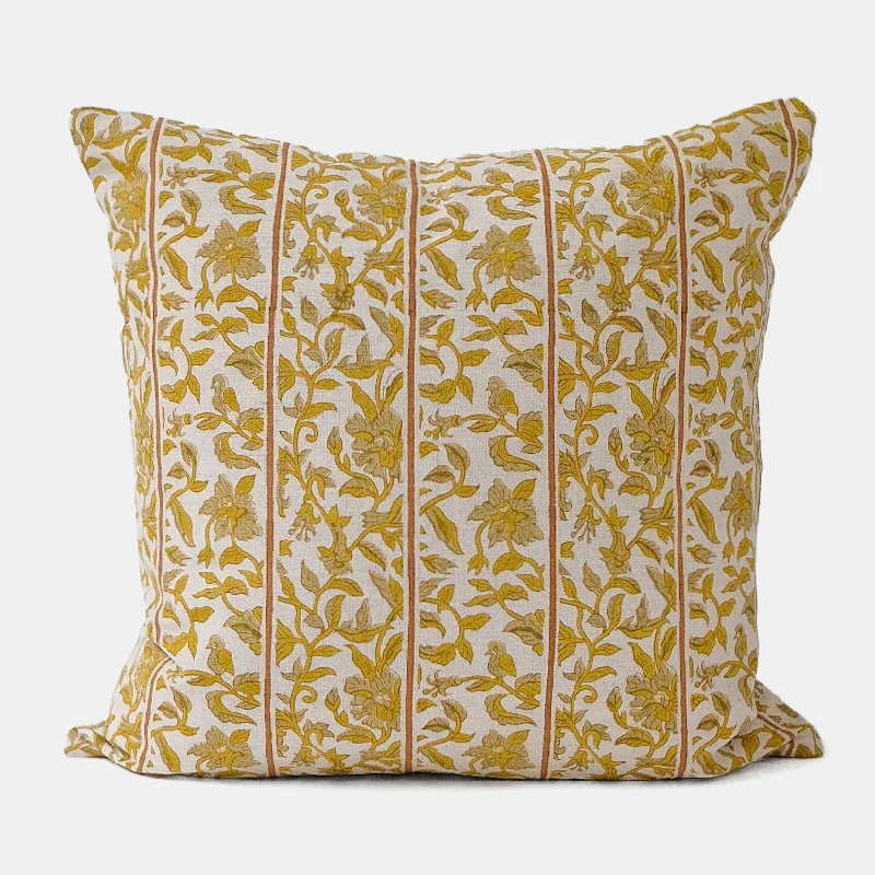 Hurry In Sonal Khaki Square Pillow