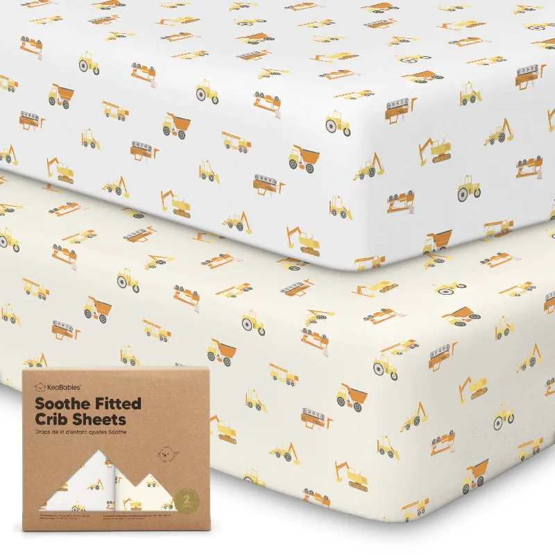 Mega Discount Soothe Fitted Crib Sheet (Construction)