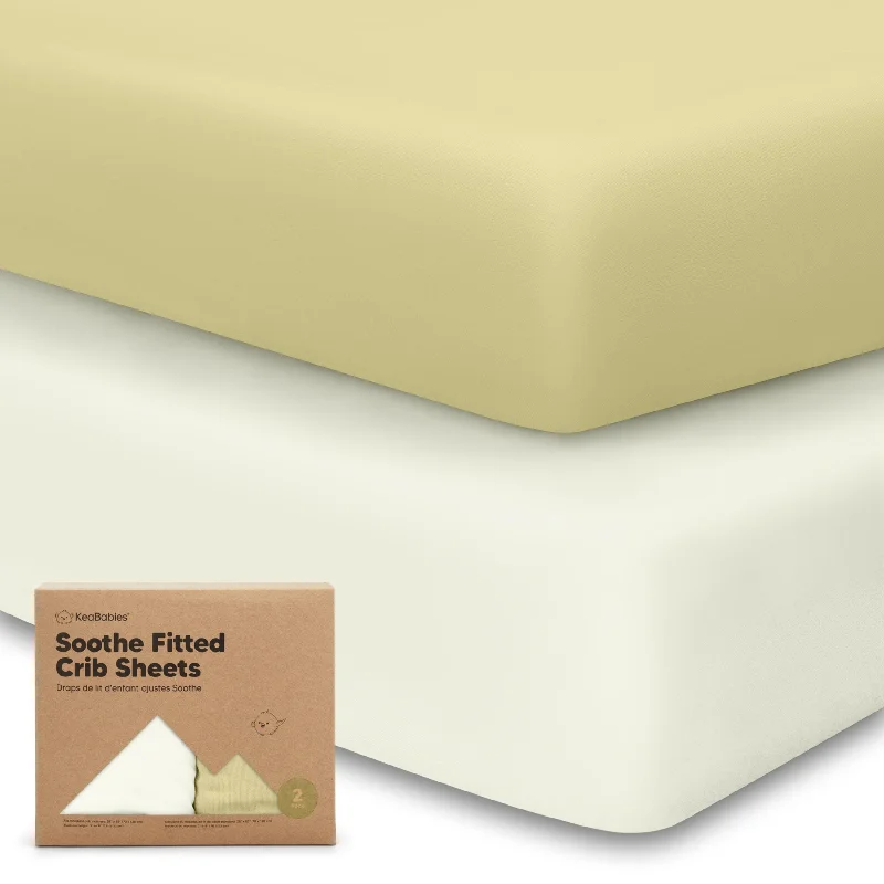 Factory Direct Sale Soothe Fitted Crib Sheet (Oregano)