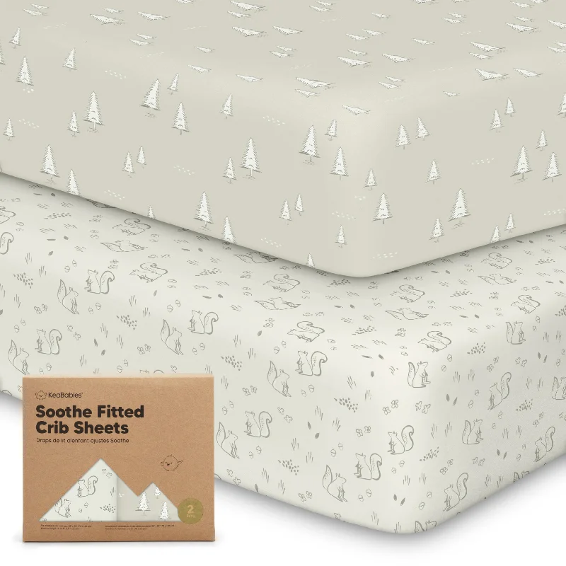 Limited Supply Soothe Fitted Crib Sheet (Pine Grove)