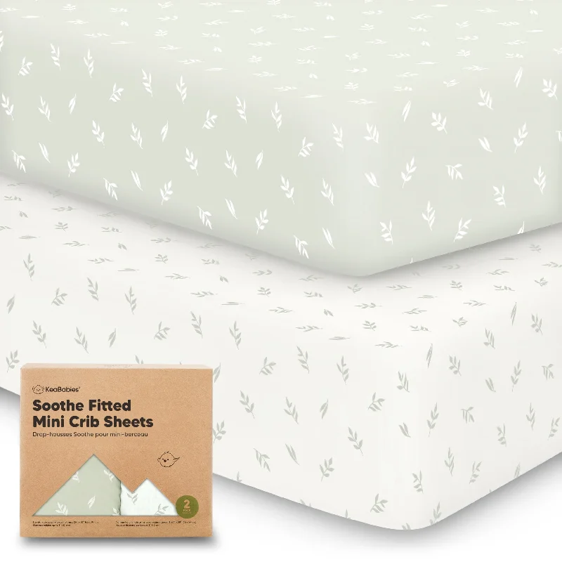 Weekend Discounts to Delight Soothe Fitted Mini Crib Sheet (Herb)