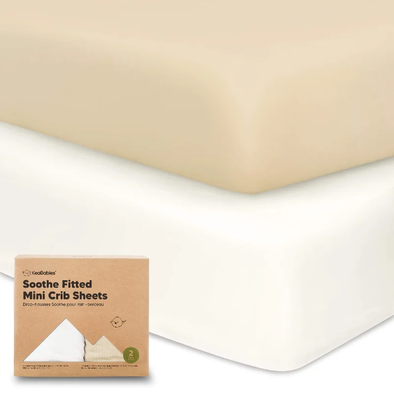 Year-End Sale Soothe Fitted Mini Crib Sheet (Khaki)