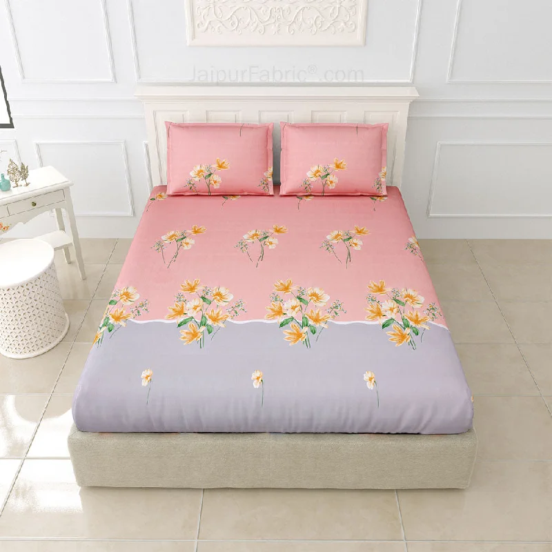 Weekend Bargains Await You Soothing Duality King Size BedSheet