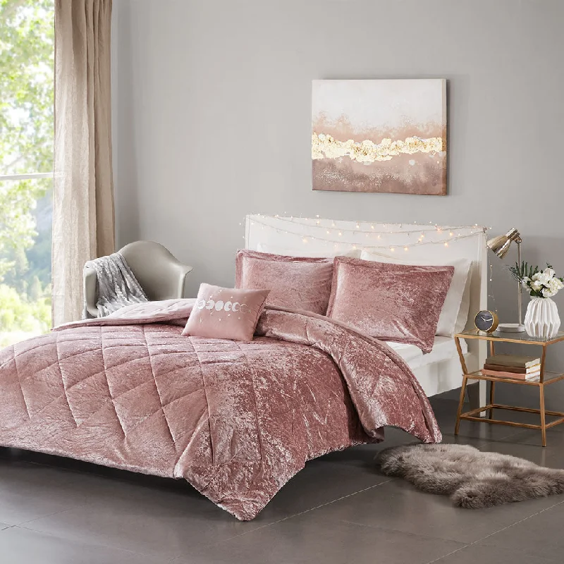 Shop the Weekend Away Streamdale Felicia Velvet Comforter Set