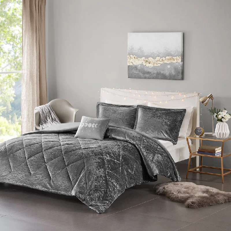 Special Price Streamdale Felicia Velvet Duvet Cover Set