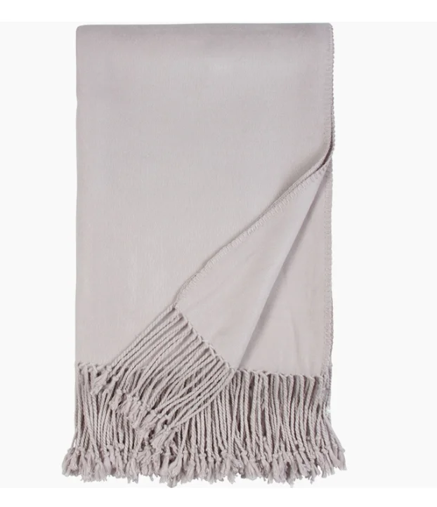 Final Clearance Throw - Luxxe Fringe Throw - Several colors to Choose From