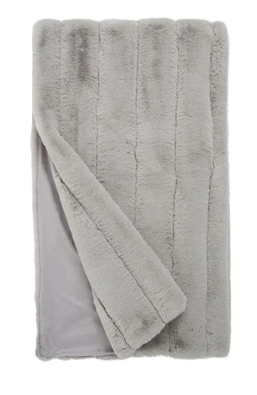 Weekend Offers That Excite Throw - Posh Faux Fur in Dove