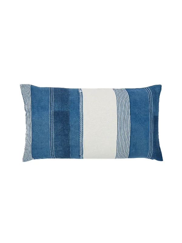 Weekend Offers You Can't Ignore Tulum Stripe Indigo Pillow Cover