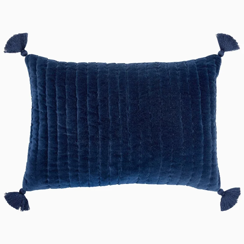 Savings Galore Velvet Indigo Kidney Pillow