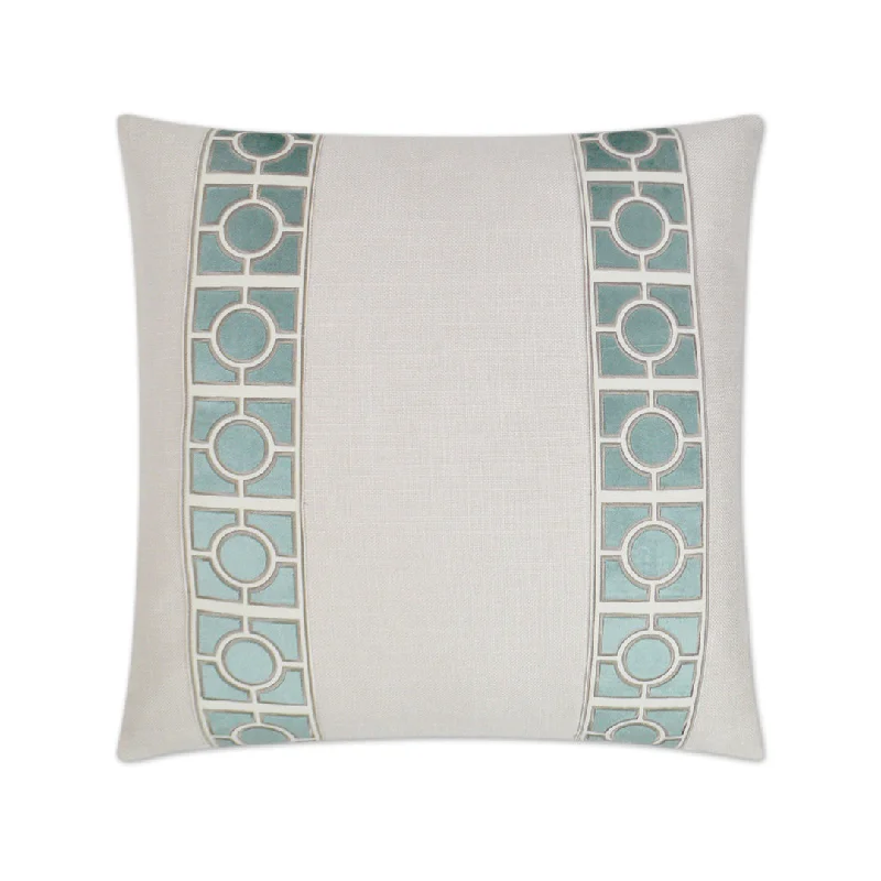 Price Drop Vendome Pillow, Seaglass