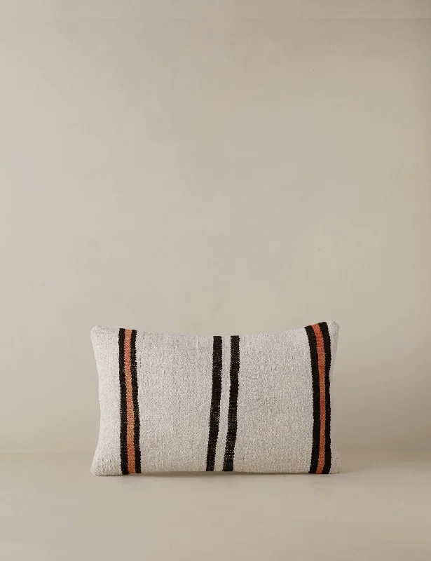 Limited Time Offer Vintage Lumbar Pillow No. 11, 12" x 20"